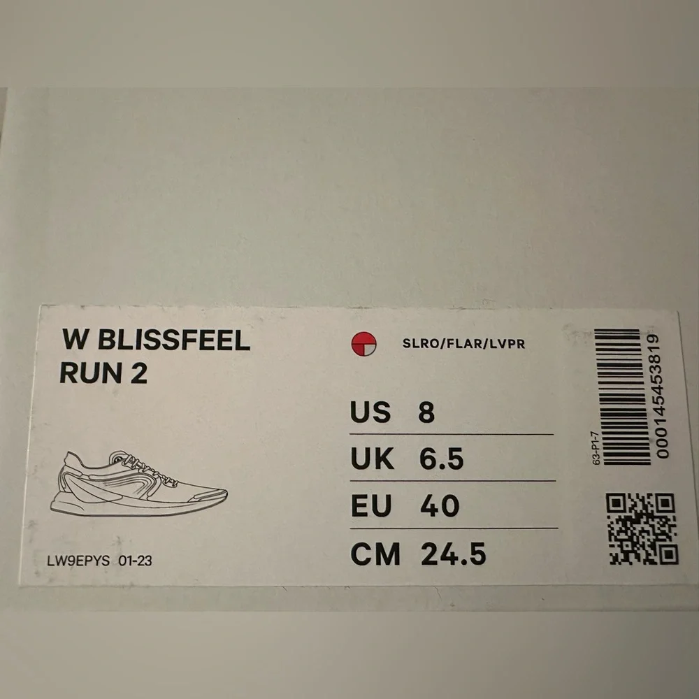 Lululemon Blissfeel Run 2 Bright Red Athletic Shoes